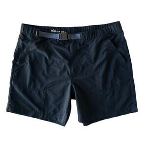 REI Co-op Shorts Mens Size XL Sahara Amphib Belted Blue Outdoor Hiking